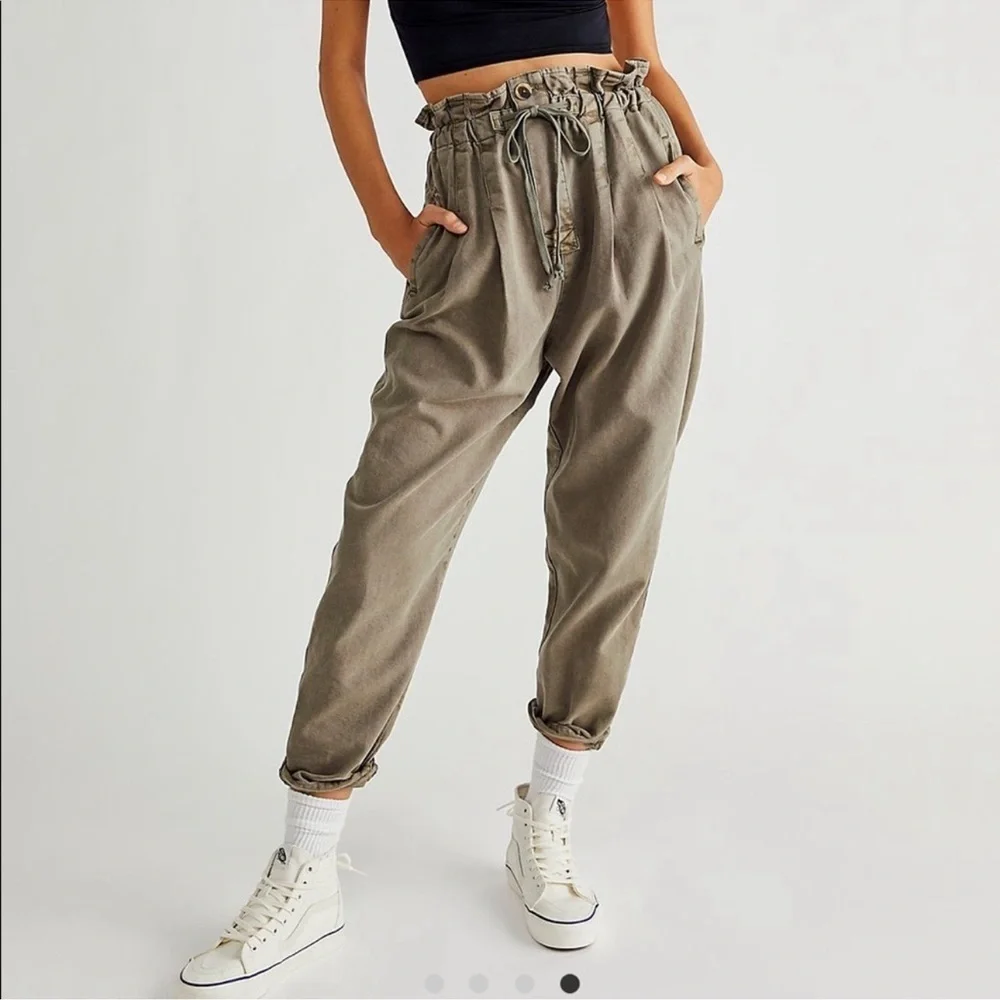 Free People Margate Pleated Trouser Pants